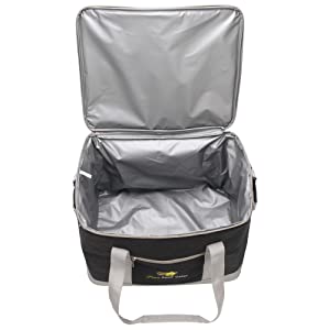 Isulated inside insulated grocery bags with zippered top food delivery bag uber eats bags Hot Cold