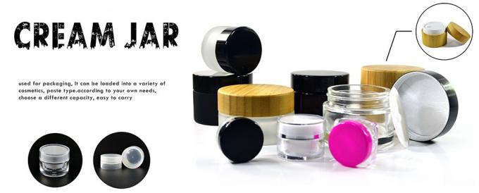 Cosmetic Food Pack 100ml 150ml 200ml 250ml 300ml Amber Pet Plastic Cosmetic Cream Jar With White Black Lid 0