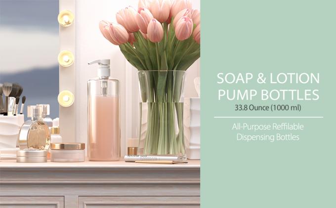 bar5f empty liter bottles with set of 3