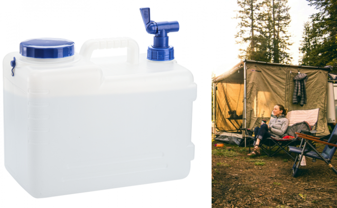 Dicunoy 3 Gallon Portable Water Container with Spigot