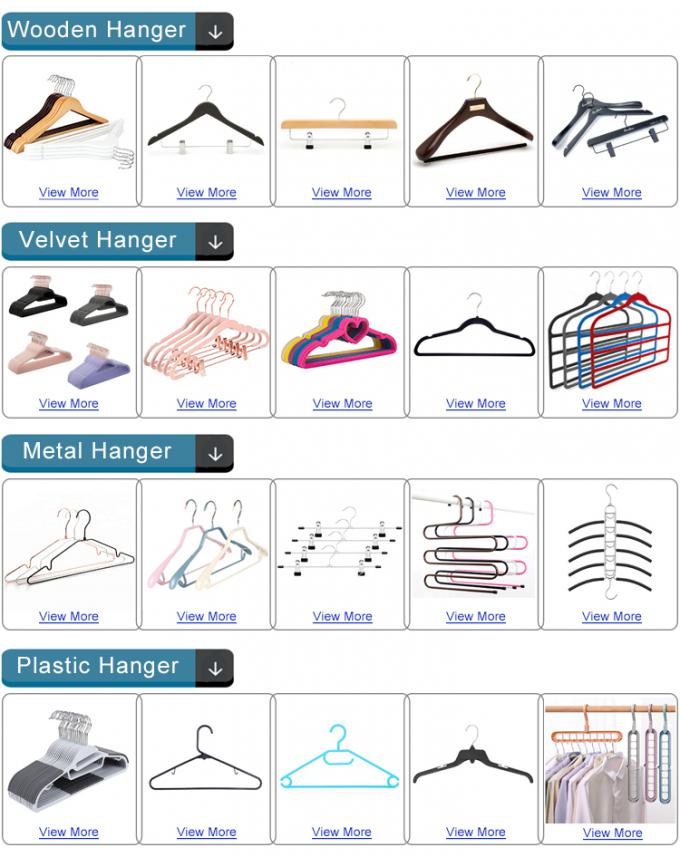 Garment Usage Custom Thick Bulk Space Saving Ivory Rubber PVC Coated Body Metal Coat Cloth Hanger With PVC Bar 3