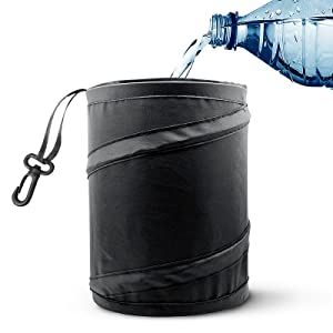 car trash can collapsible bin