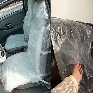 Disposable Seat Covers, Car Disposable Universal Pla Seat Covers for Airplane Seats, Salon Chairs, Restaurant Seat 3