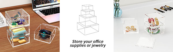 acrylic box with lid