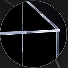 precise case detail box cover lip display acrylic