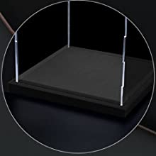 precise case detail box cover lip display acrylic