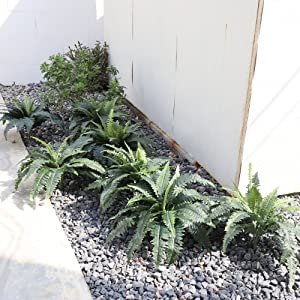 faux ferns for outdoors