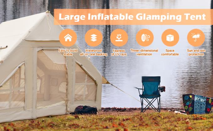 camping tent inflatable glamping tent for family
