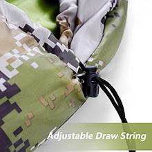 Features an adjustable drawstring