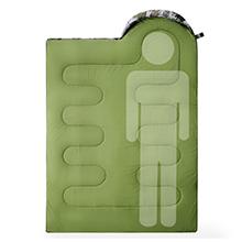 open the sleeping bag completely and use it as a blanket