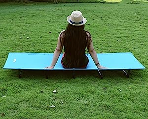Oversized Portable Foldable Outdoor Bed for Adults Kids, Heavy Duty Cot Traveling Gear Supplier, Office Nap, Beach 15