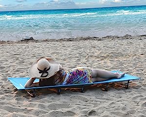 Oversized Portable Foldable Outdoor Bed for Adults Kids, Heavy Duty Cot Traveling Gear Supplier, Office Nap, Beach 16