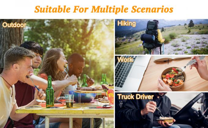 camping fork spoon knife set