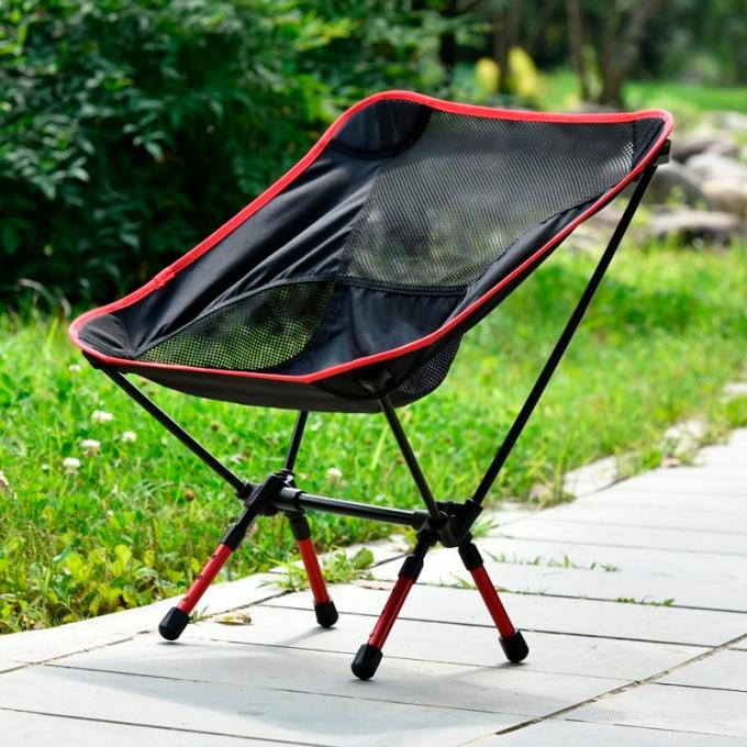 Wholesale Custom OEM Compact Portable Lightweight BBQ Fishing Beach Foldable Moon Outdoor Folding Camping Chair 5