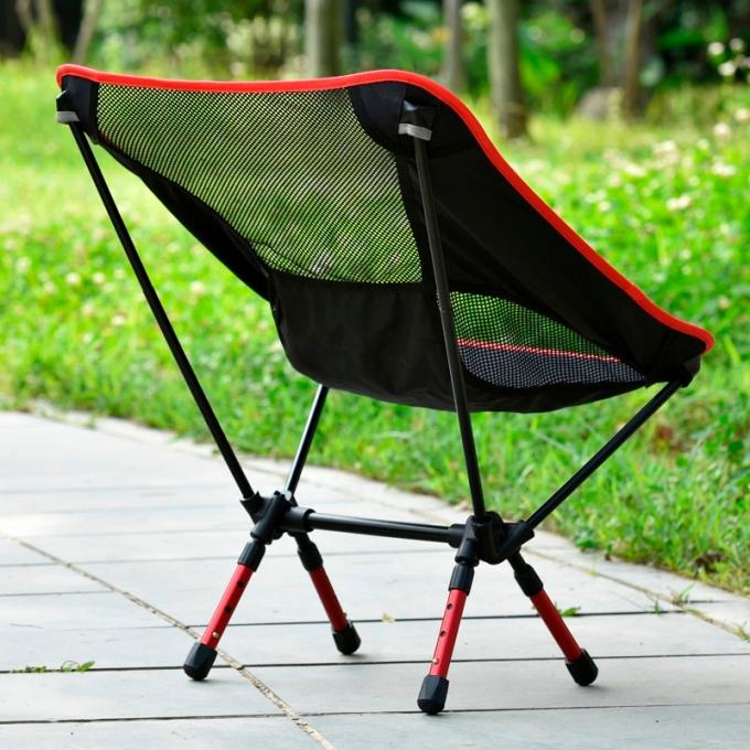 Wholesale Custom OEM Compact Portable Lightweight BBQ Fishing Beach Foldable Moon Outdoor Folding Camping Chair 6