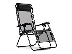 Amazon Basics Zero Gravity Outdoor Lounge Chair and Patio Recliner