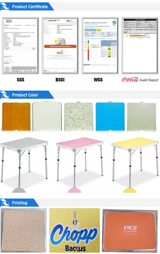 Factory Wholesale HDPE Plastic Wooden Design Coffee Lounge Patio Portable Foldable Plastic Garden Table Set 18