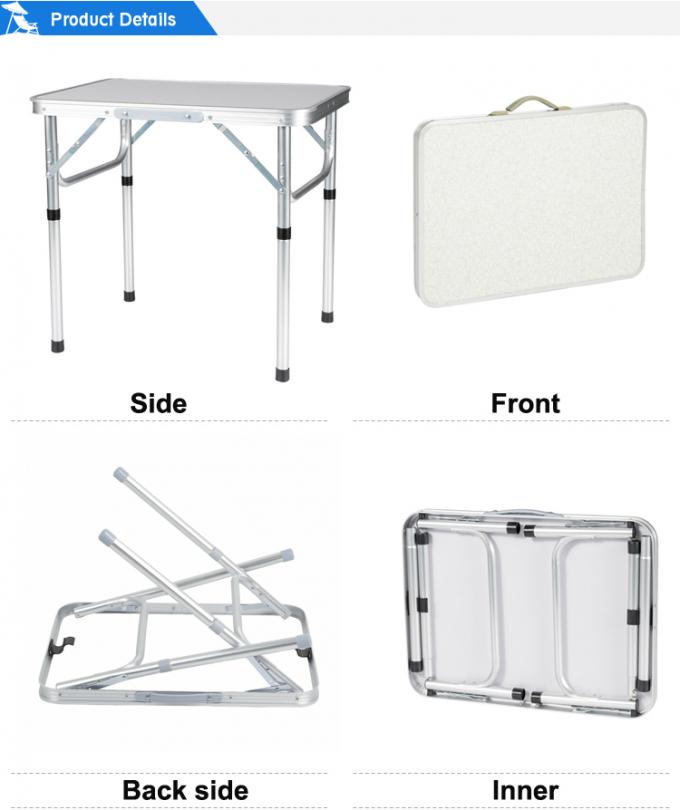 Multifunctional Frame Garden Dinning Folding Alu Camping Traveling Table Wholesale Factory Custom Logo Foldable 6