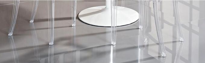 Modern Acrylic Stacking Kitchen Dining Room Arm Chair In Clear Fully Assembled Chair Transparent Plastic Dining 2