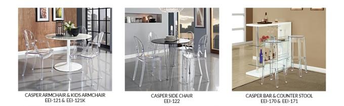 Modern Acrylic Stacking Kitchen Dining Room Arm Chair In Clear Fully Assembled Chair Transparent Plastic Dining 3