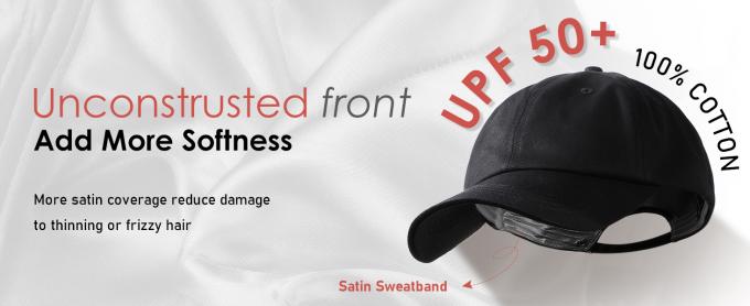 satin lined baseball cap