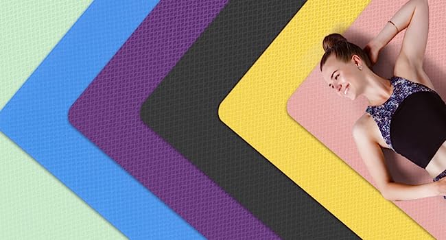 yoga mat thick workout exercise mats fitness women pilates home wide men kids non slip travel matt