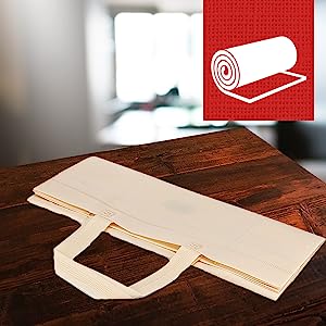 plain reusable foldable bag