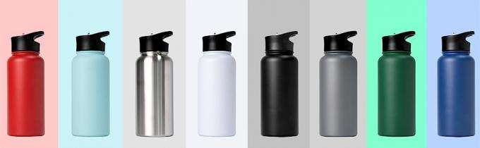 water bottle with straw