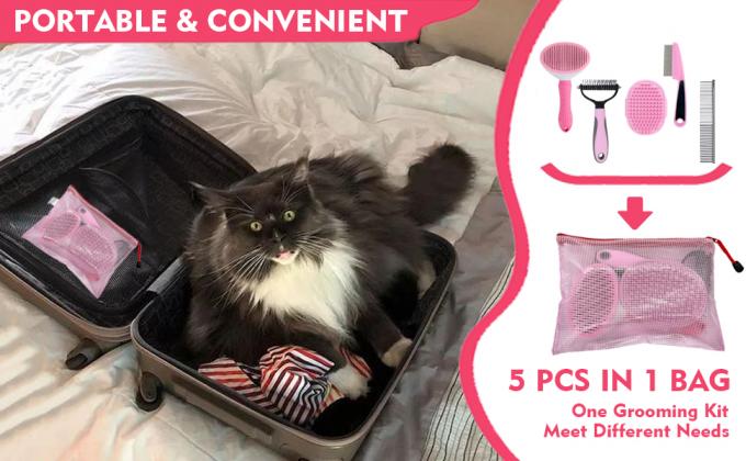 Dog grooming brush kit a+6