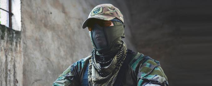 airsoft mask tactical foldable lower face protection for cs game paintball half face mask