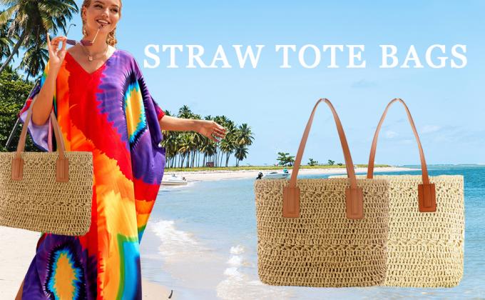 woven beach bag