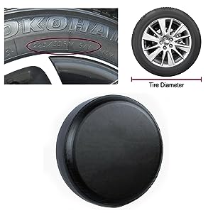 spare tire cover black