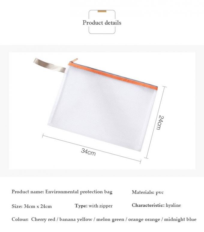 Sustainable Zipper Checkered Document Bag, Archives, Documents, Supplies, Bills, Inspection Data, Dustproof Storage 23