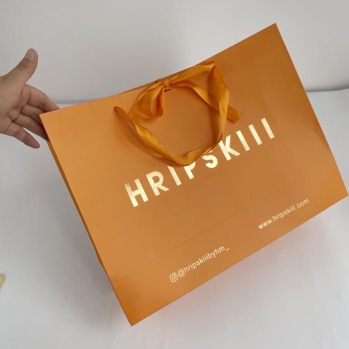 Luxury Fashion Low Cost High Quality Packaging Bag Laminated Eco Friendly Shopping Paper Bag With Your Own Logo Print 5