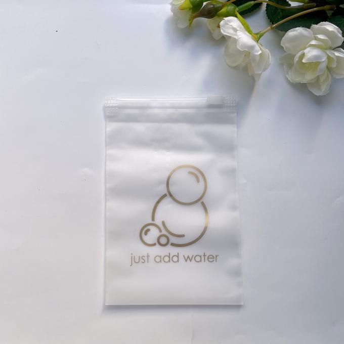 Custom Matte Print Pe Zipper Lock Poly Zipper Lock Frosted Plastic Packaging Bag For Clothes And Shoes 4