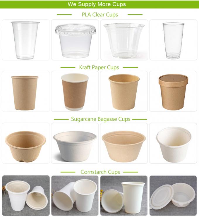 OEM Custom Logo 100% Bio Compostable PLA Transparent Cups Smoothie Beer Wine Beverage Ice CE Cold Disposable Drink To Go Cup