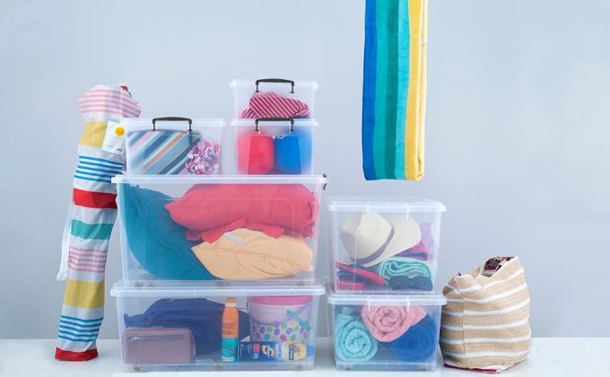 Rolling Storage Box Rolling Storage Box Plastic Storage Bin with Lid and Wheels, Non-Toxic, BPA Free, Odor Free, Organizer Storage Box 1