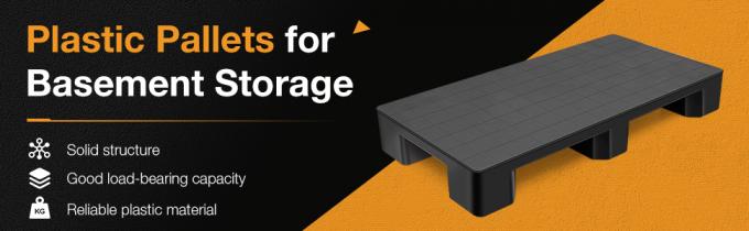 Factory Heavy Duty Grid Tianzi Forklift Logistics Warehouse Moisture Proof Plastic Pallet Recycled Black Plastic Pallet Black Color For Export Disposable Cheap Plastic Pallet Light Duty 0