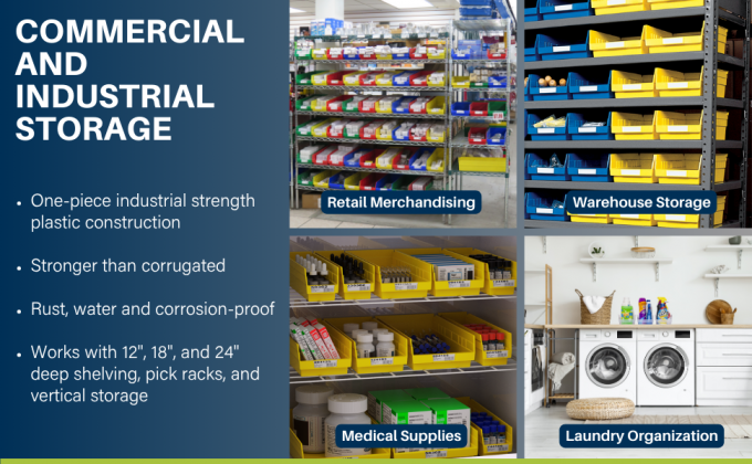 Workshop Hanging Box Plastic Container Tool Spare Parts Storage Bins Shelves Injection Stackable Rack Divisible Organizer 0