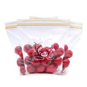 Stackable Refrigerator Organizer Bins Clear Kitchen Organizer Container Bins With Handles Plastic Bags For Pantry, Cabinets, Shelves, Drawer, Freezer - Food Safe 5