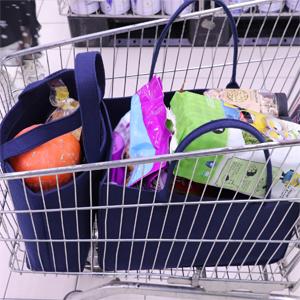 Versatile Felt Bag, Shoulder Handbag, Felt Tote Bag, Leather Strap, Shopping Bag, Large Quantity Discount Large Reusable Bags Heavy Duty Grocery Tote Bag 2