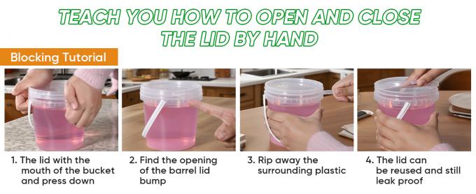 500ML/750ML/1000ML Plastic Cups Lids Wholesale Disposable Clear Plastic Drink Buckets Fruits Container Tubs For Drinks Foods 0