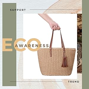 Crochet Straw Raffia Tote Bag Handmade Luxury Tote Handbag Beach Bag Handle Raffia Straw Bag Eco-Friendly New Design Crochet Tote Bag 1