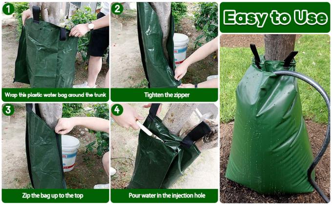 Tree Watering Bags Slow Release - Tree Watering Ring With 5L Automatic Rainwater Collection And Tree Watering System - Tree Drip Irrigation, Slow Release 2