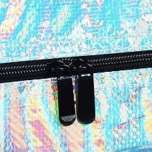 Heavy Duty Moving Bags 24-Gallon Extra Large Waterproof Foldable Clothing Storage Totes Bags With Zipper,Reinforced Handles,Packing Moving Boxes For Dorm & Seasonal Storage,Iridescent 5