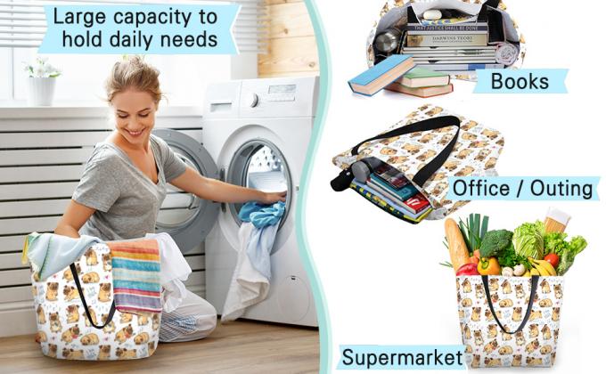 New Fashion Canvas Beach Bag Women'S Shoulder Bag Simple Tote Bag Large Capacity Shoulder Handbag Purchase 1