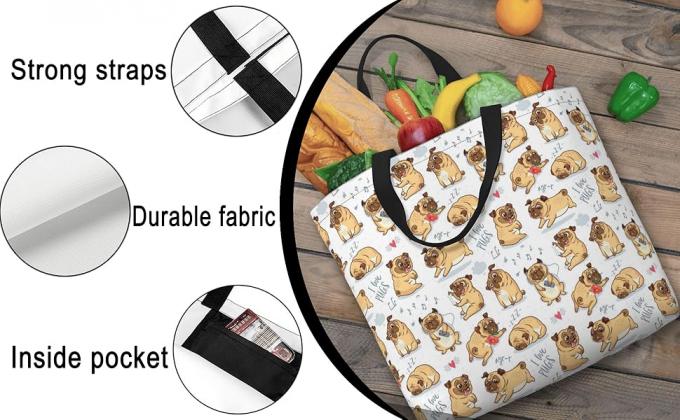 New Fashion Canvas Beach Bag Women'S Shoulder Bag Simple Tote Bag Large Capacity Shoulder Handbag Purchase 2