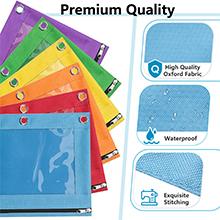 Pencil Case Large Capacity Pencil Pouch Aesthetic Pencil Box For Office Stationery Organizer, Simple Sturdy Multifunctional Pencil Bag Pencil Pouches for 3 Ring Binder, Smooth Zipper 1