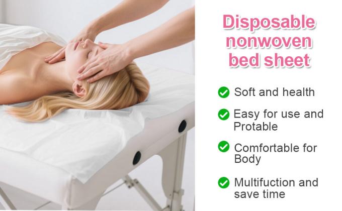 Disposable Massage Table Sheets 31" X 71" - Non-Woven Fabric Bed Covers For Spa, Massage, Beauty & Tattoos - Breathable, Hygienic 3