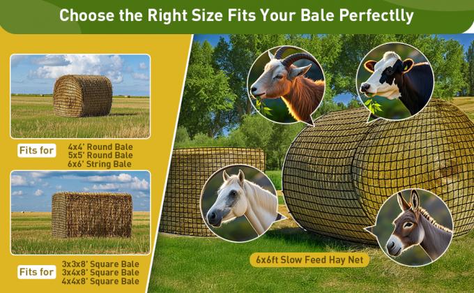 Manufacturer HDPE Pallet Balers Net Wrap For Farm Hay Silage Corn Stalk Straw Bale Agriculture Bale Net Wrap 0